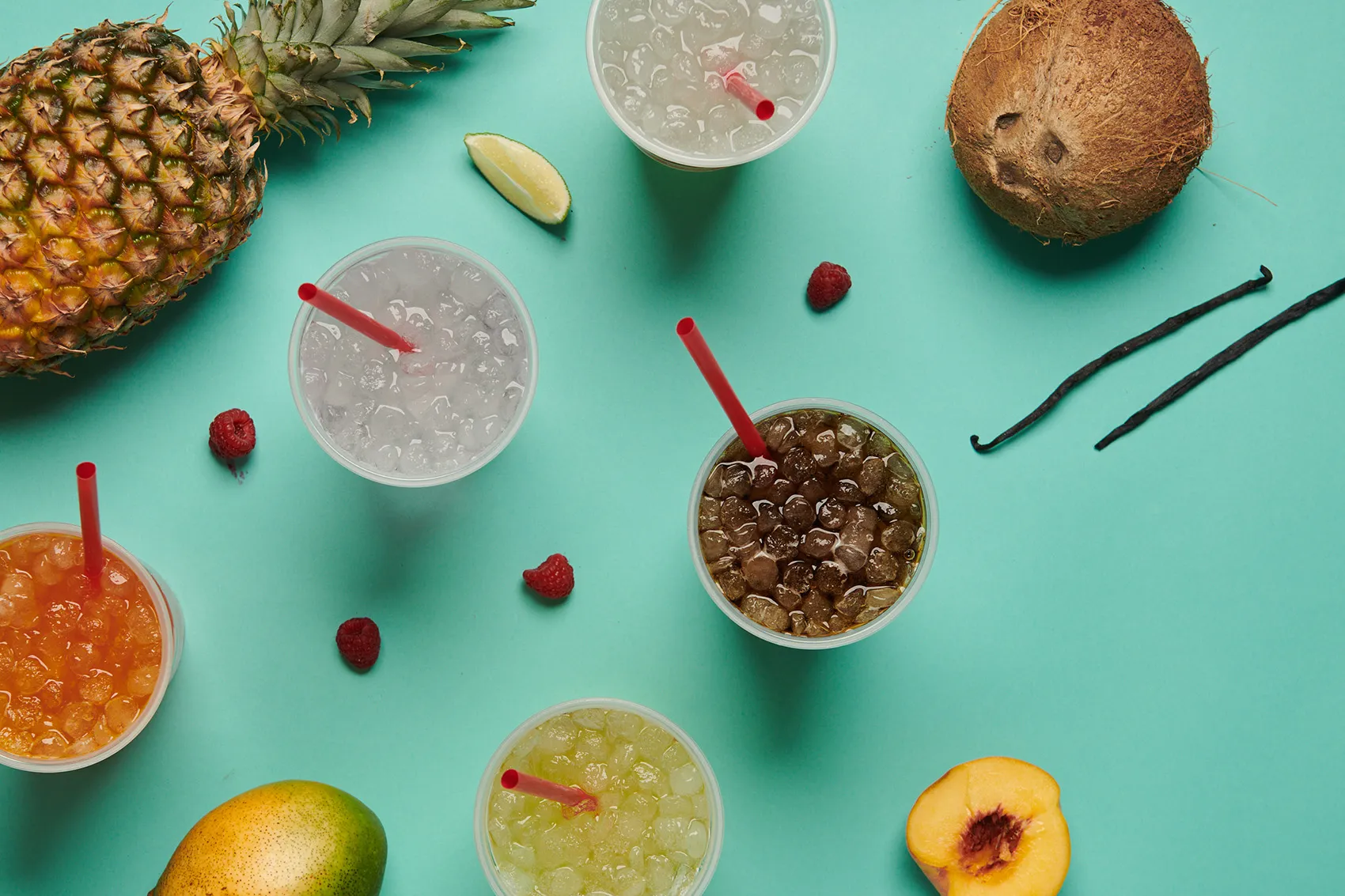 A vibrant mix of fruits for our mixology station