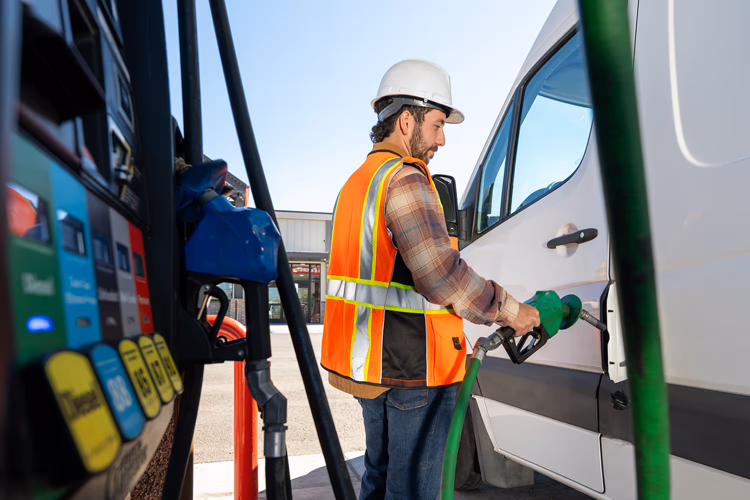 Man Pumping Fuel