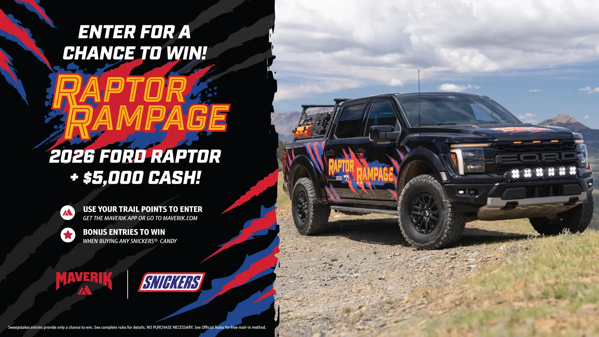 Raptor Rampage Sweepstakes
